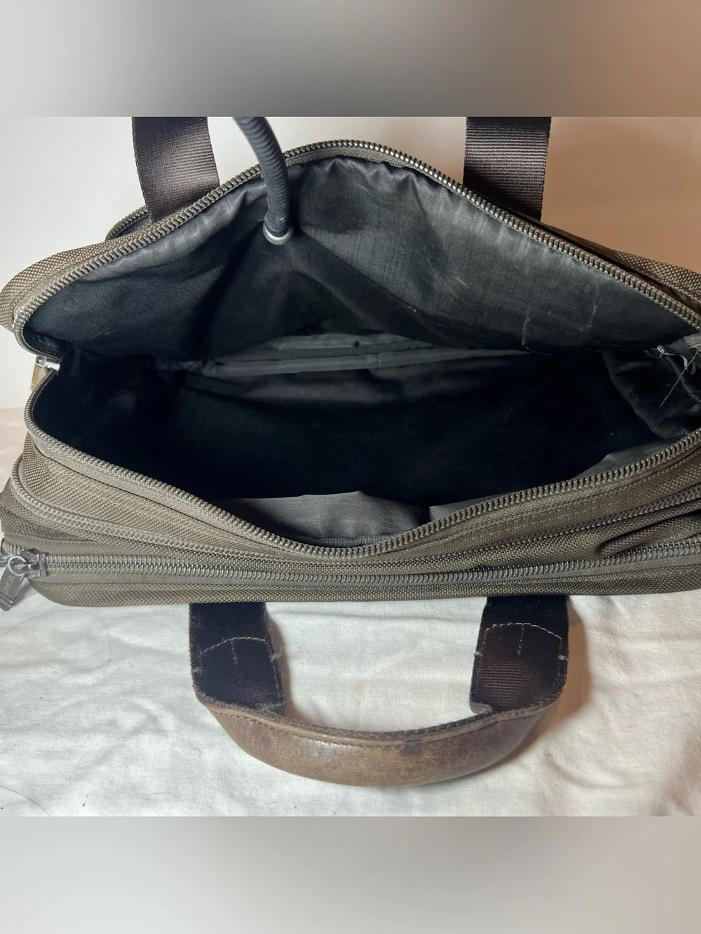 Tumi Alpha Expandable Organizer Computer Briefcase (Style 26141BH)